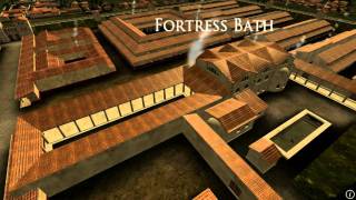 Animation of ancient Roman Fort in Caerleon Wales [upl. by Inaboy]