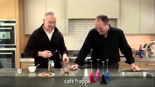 How to make a frappé coffee using an aerolatte milk frother [upl. by Halimak204]