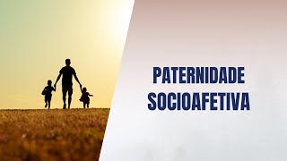 Paternidade socioafetiva [upl. by Eleni]