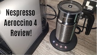 Nespresso Aeroccino 4 Milk Frother Review  Worth upgrading from the Aeroccino 3 [upl. by Salazar]