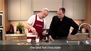 How to make a hot chocolate using an aerolatte milk frother [upl. by Adlihtam]