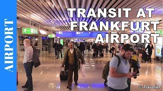 TRANSIT WALK AT FRANKFURT Airport FRA Terminal 1  Connection Flight Transfer Arriving amp Departing [upl. by Drogin]